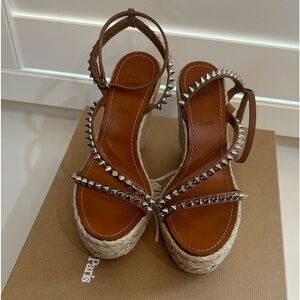 Christian Louboutin Mafaldina Zeppa Wedges